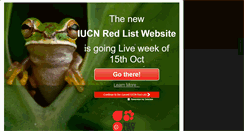 Desktop Screenshot of iucnredlist.org